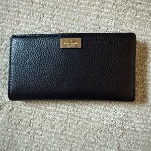 Kate Spade Black Leather Wallet